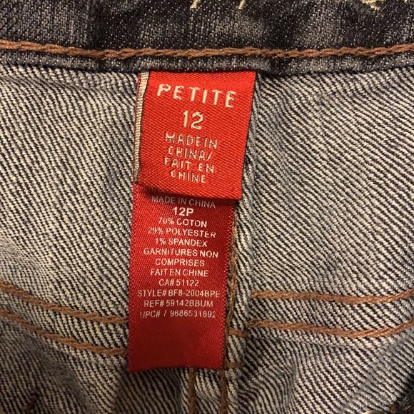 Women’s 12 Petite Bum Equipment Jeans - Picture 3 of 5